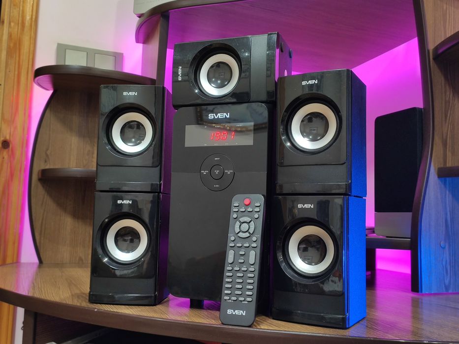 Акустична система 5.1 Sven HT-201 мультимедіа колонки сабуфер аудіо