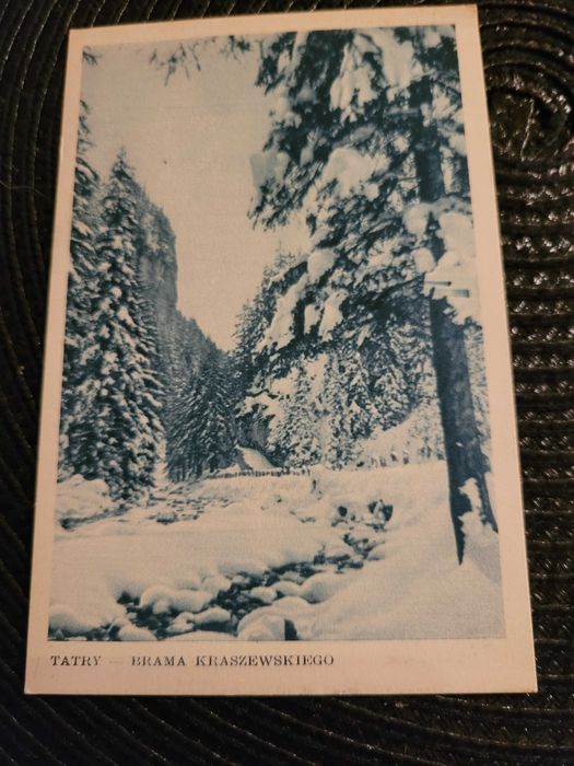 Pocztówki " Tatry" 4 sztuki,  fot. Zwoliński .