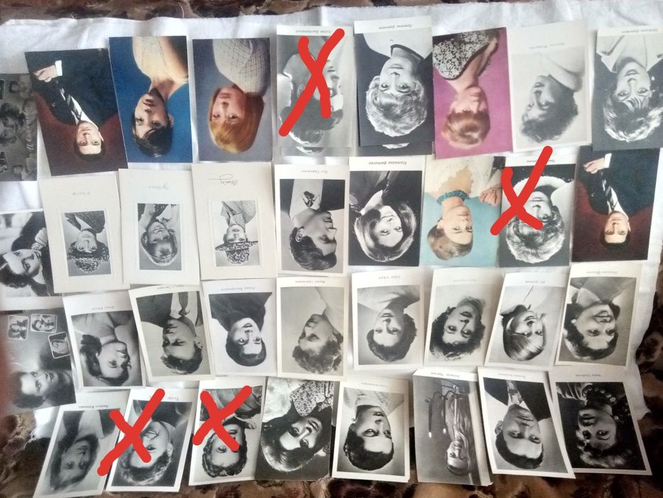 открытки советских (66шт) ,зарубежных (16)актеров, Гагарина, Ленина-11