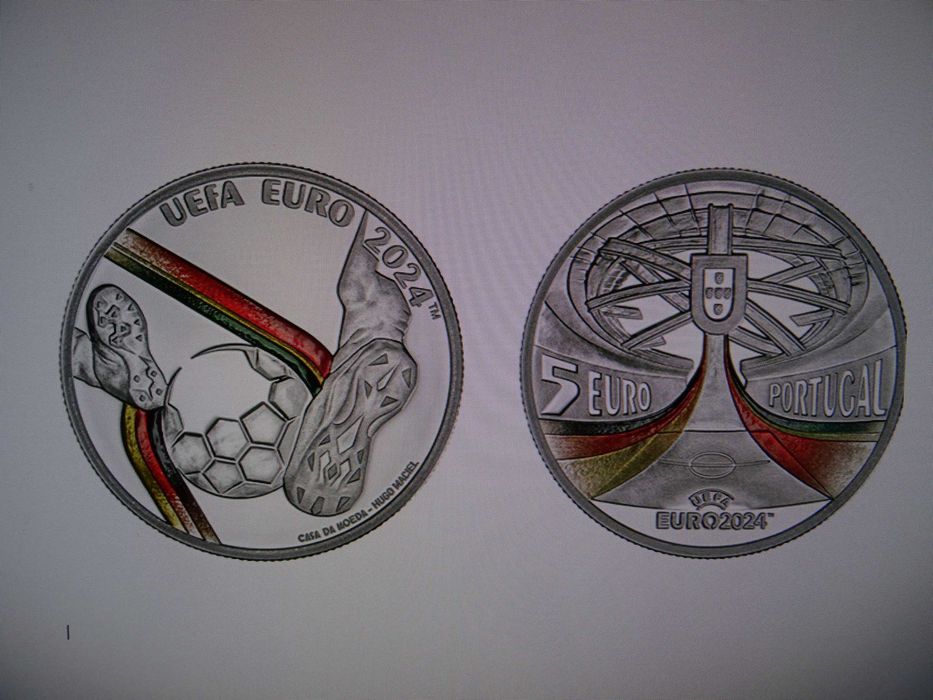 Moeda Comemorativa Alusiva UEFA Euro 2024