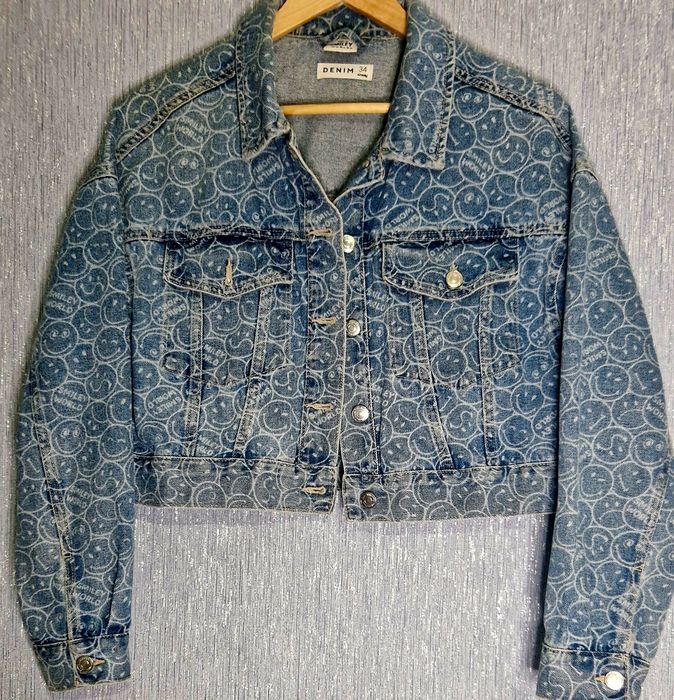 Джинсовка , куртка джинсовая 42 - 44 р отдам за киндер