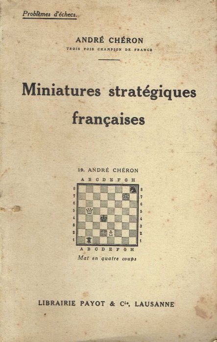 15387

Miniatures stratégiques Françaises
André Chéron