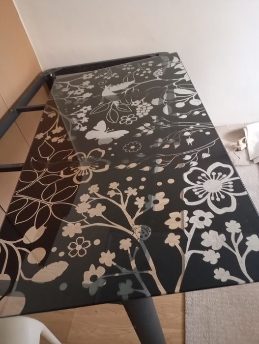 Tampo vidro secretária IKEA