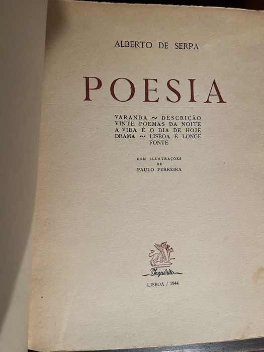 Alberto de Serpa, 1.ª Edição