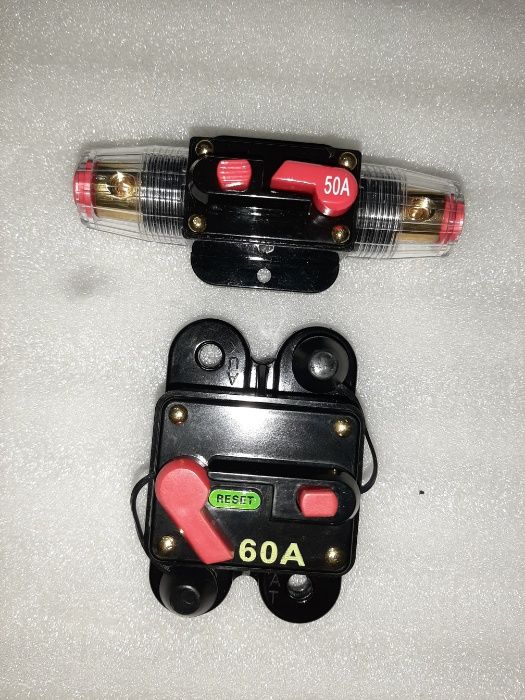 Disjuntor 12v a 24v fusível variável painel solar caravana