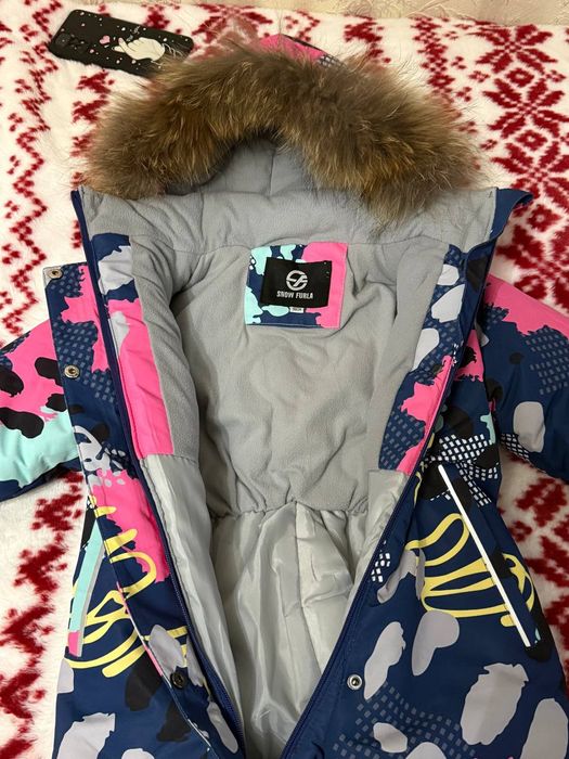 Зимовий теплий дитячий комбінезон( новий)