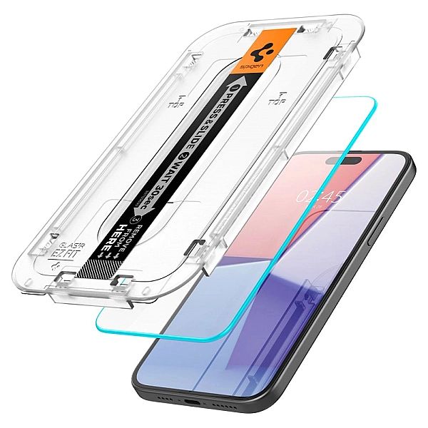 Szkło Hartowane Spigen Glas.tr ”Ez Fit” Iphone 15 Clear