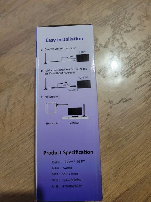 Кімнатна телевізійна антена