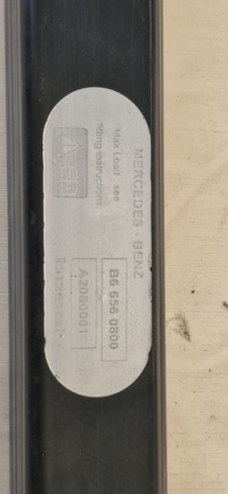 Barras tejadilho original Mercedes Sprinter W906 Mod. 2006/2018.