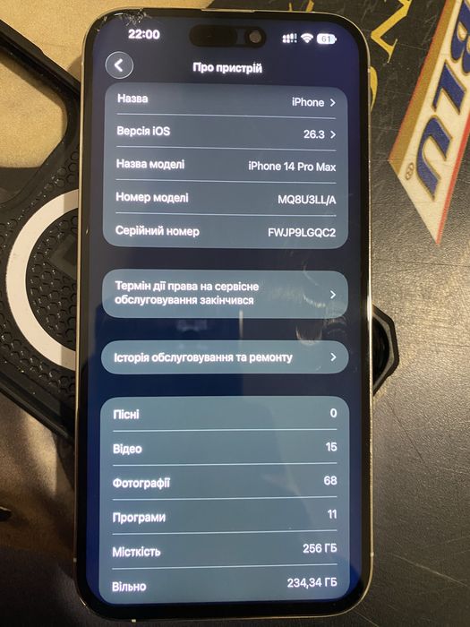 Продаю   iPhone  14 pro max   256GB   2-esim