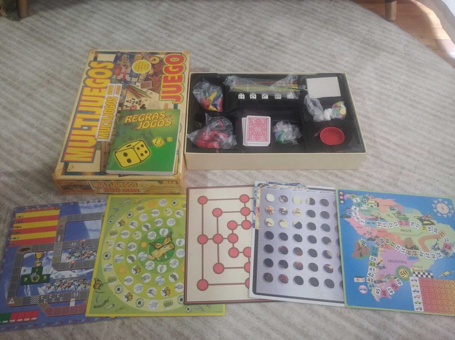 Jogo de Tabuleiro Multijogos 200 Possibilidades