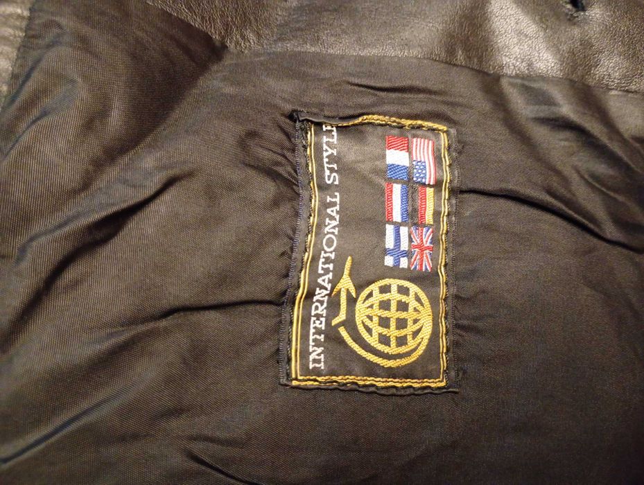 Męska skórzana kurtka