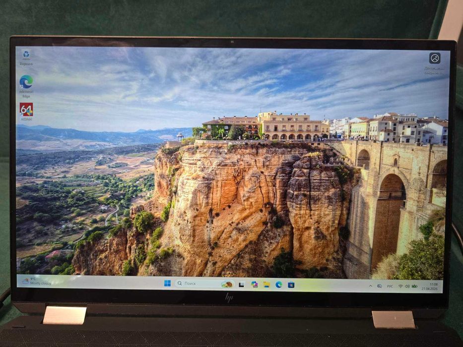 Ноутбук HP Envy 15.6 x360 4k i7 10750H 16 512 gtx 1650ti