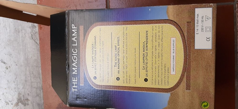 Lâmpada mágica que segue a vista