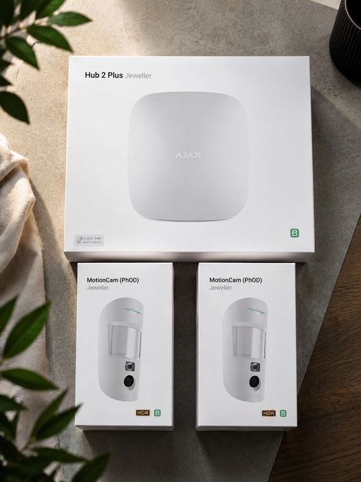 AJAX  Hub 2 Plus + 2 MotionCam (PhOD)