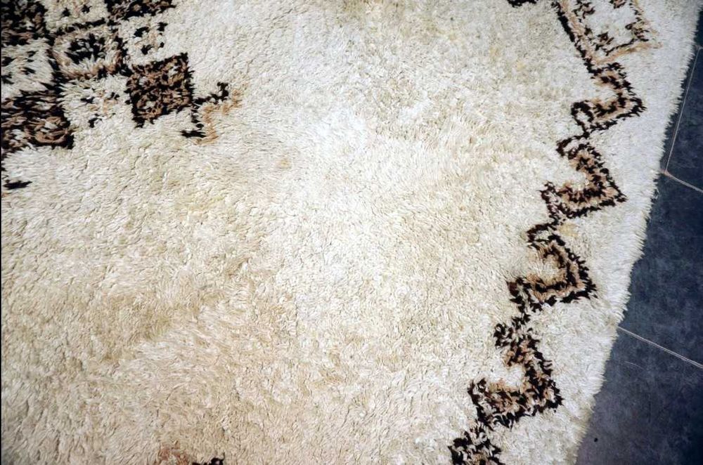 Tapete BERBERE BENI OURAIN (Atlas) em Lã, 215cm x 160cm, muito expesso