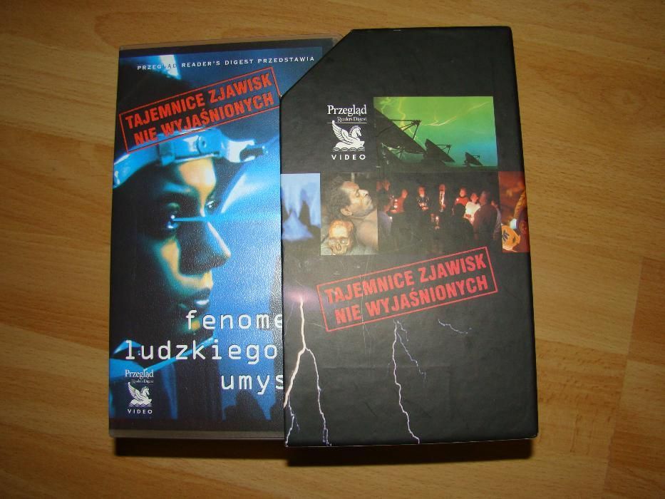 TAJEMNICE ZJAWISK Niewyjaśnionych 3x VHS Przegląd Reader's Digest