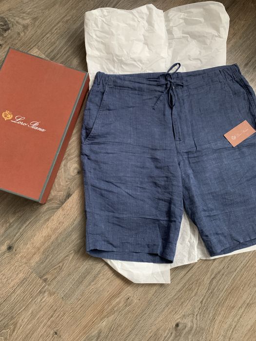 Шорты loro piana лен100%