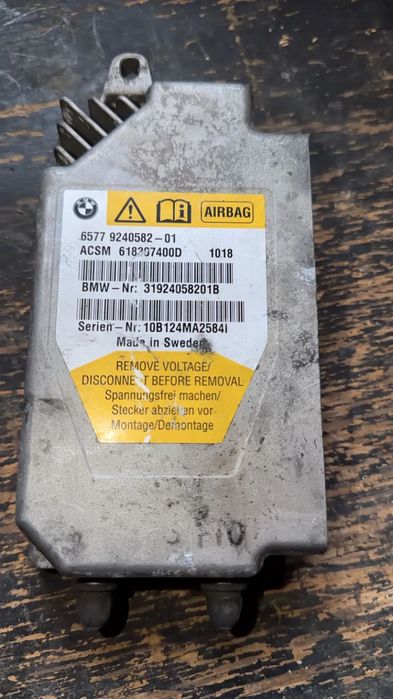 BMW 5 F10 F11 SENSOR PODUSZEK AIRBAG 9240582