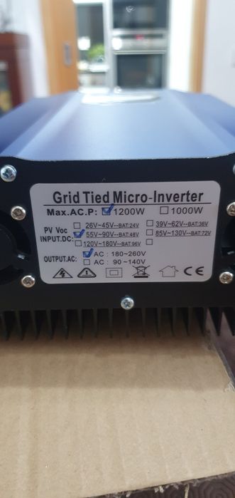 Inversor solar/ ligação a rede
