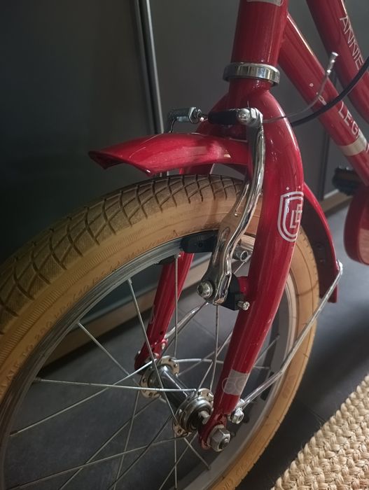 Rower dziecięcy 16 cali czerwony