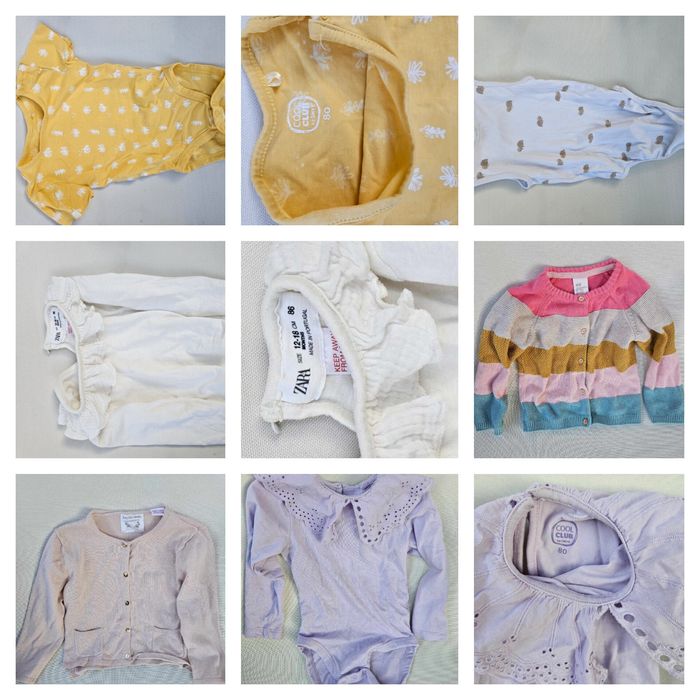 Mega paka ubrań 80 zara h&m cool club carters