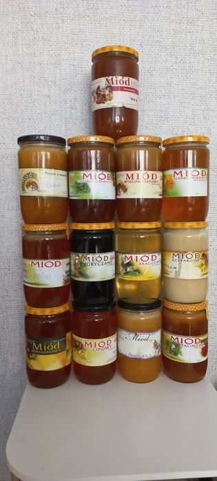 Polecam miody z tegorocznych zbiorów