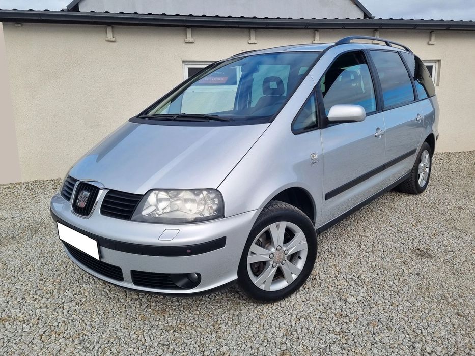 Seat Alhambra Śliczna 1.8 20V Turbo Benzyna BOGATA WERSJA Oryginał ZADBANA Serwis