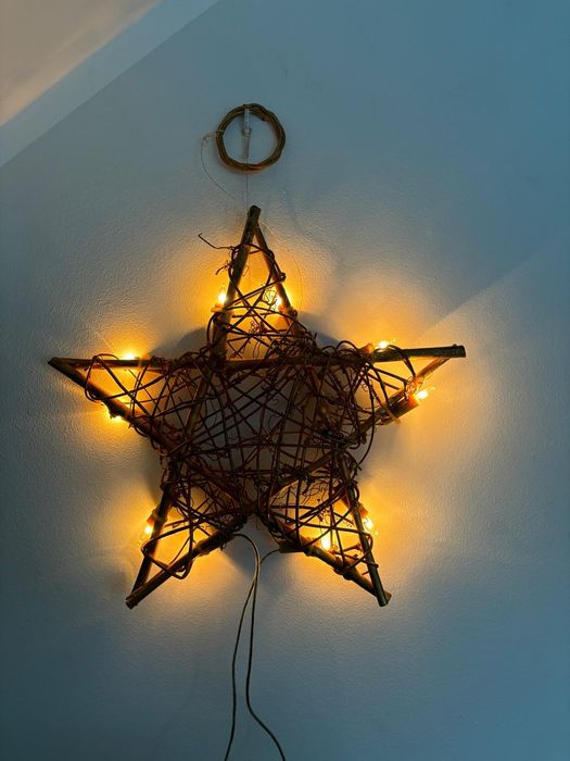 Gwiazda lampka świecąca Boze Narodzenie
