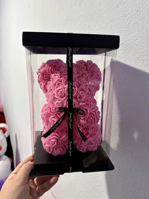 Мишка из роз! Подарок 14 февраля! Подарунок дівчині. Мишка