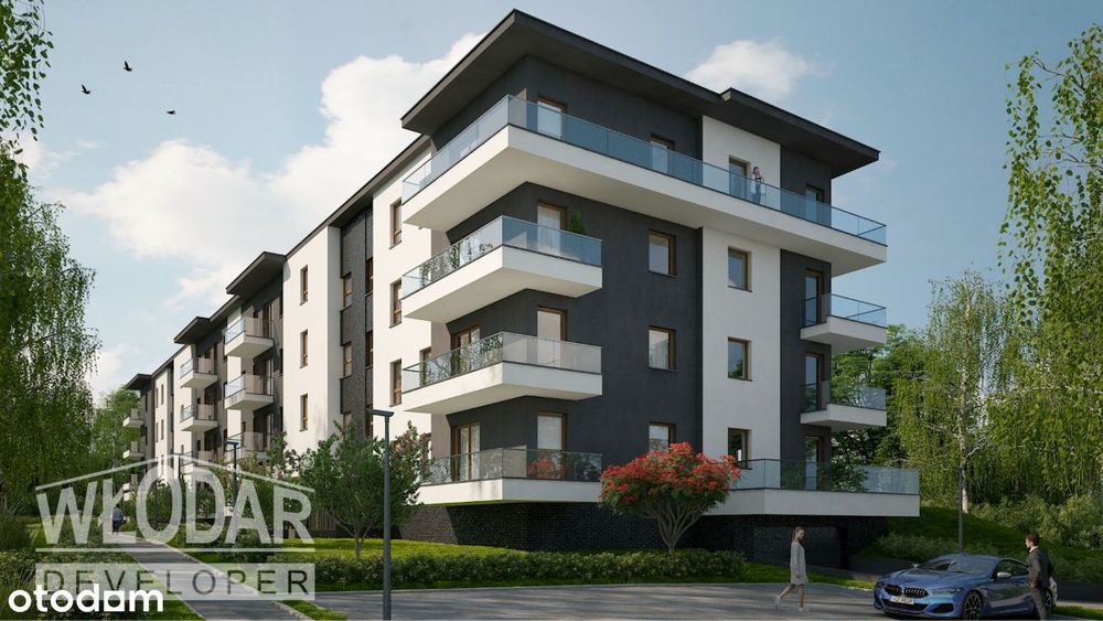 Apartament Parkitka trzy pokoje balkon garaż