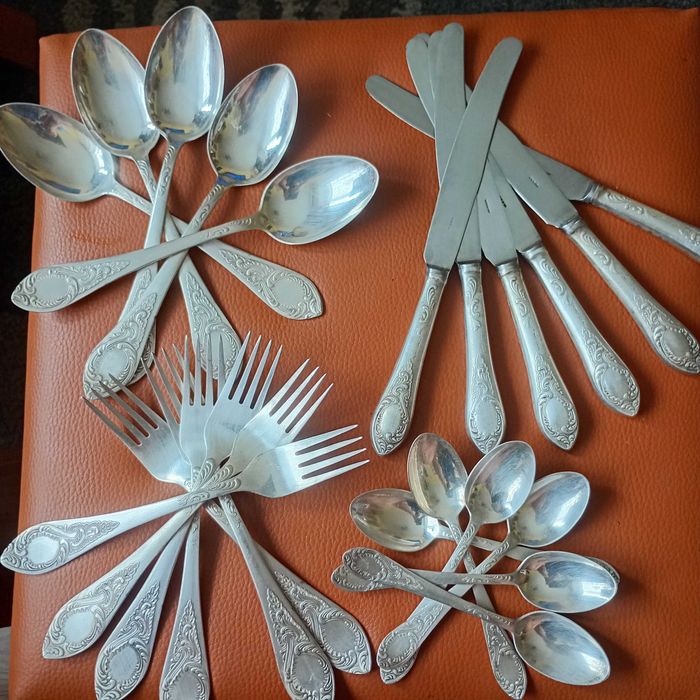 Sztućce radzieckie posrebrzane