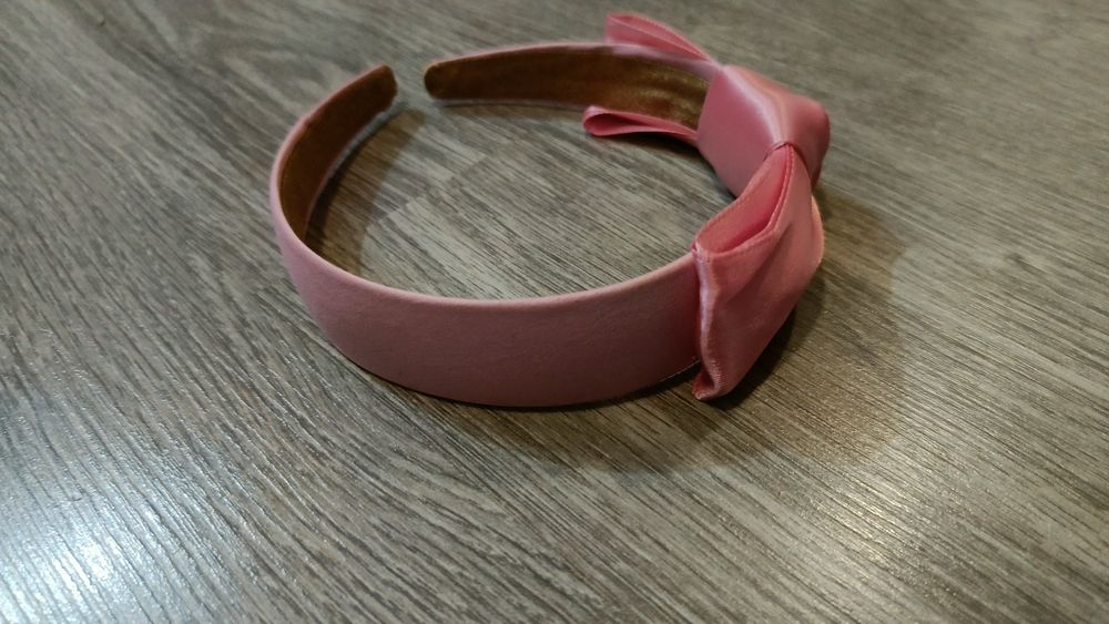 Opaska dziewczęca damska  różowa