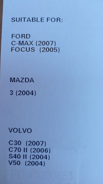 Радіатор охолодження двигуна VOLVO C30, MAZDA 3,  (62017A)