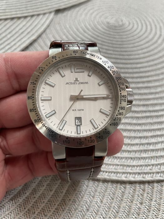 Jacques Lemans Men's Quartz Watch Milano 1-1718B with Leather Strap