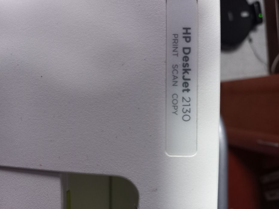 Impressora HP a funcionar