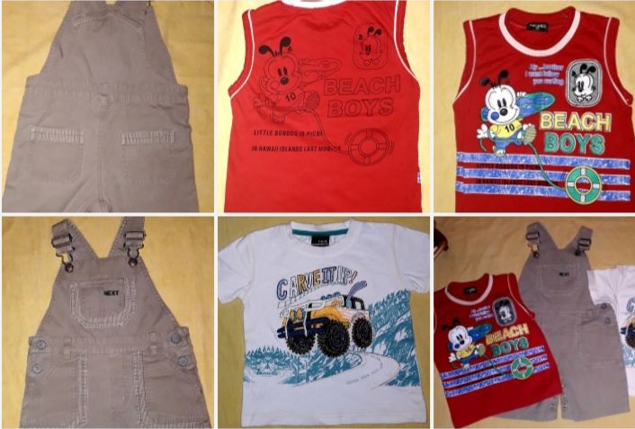 Футболка  красная  на 1-3года