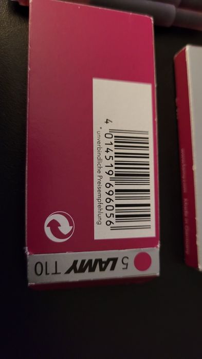 LAMY Vibrant Pink 2018 atrament 2 opakowania po 5 szt naboje