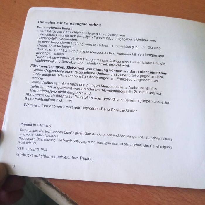 Mercedes Benz betriebsanleitung instrukcja obsługi LK