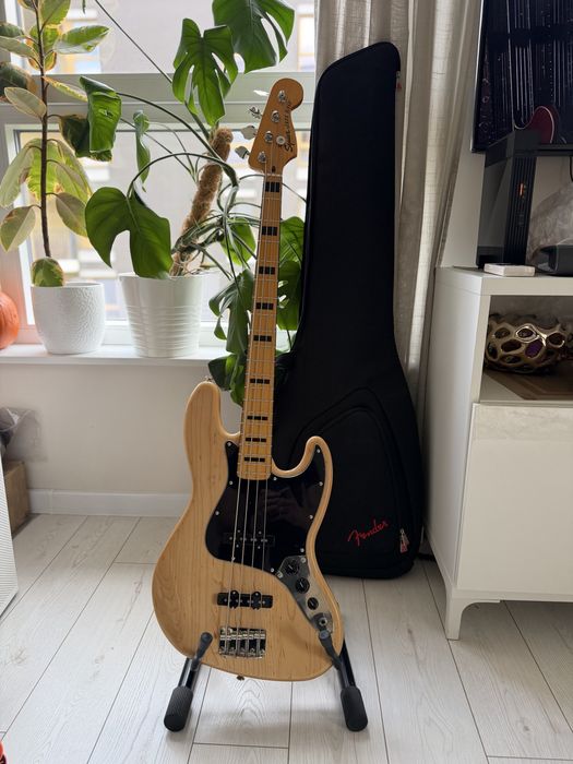 Gitara Basowa Squier Classic Vibe 70s Jazz Bass MN NAT + gigbag Fender FB610 Electric Bass