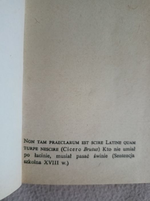 Czesław Jędraszko Łacina na co dzień stara książka PRL 1983