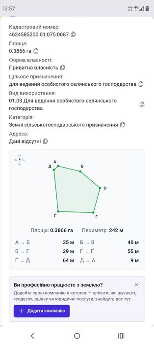 Земельна ділянка