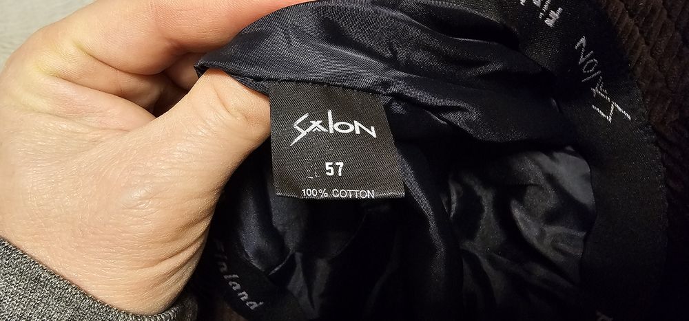 Salon kapelusz męski 100% bawełny rozmiar 57 stan bardzo dobry jak Now