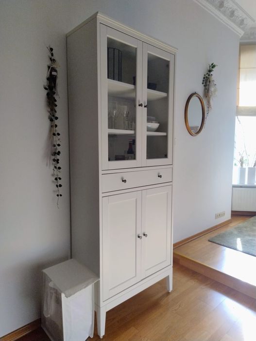 Witryna biała  ikea Hemnes