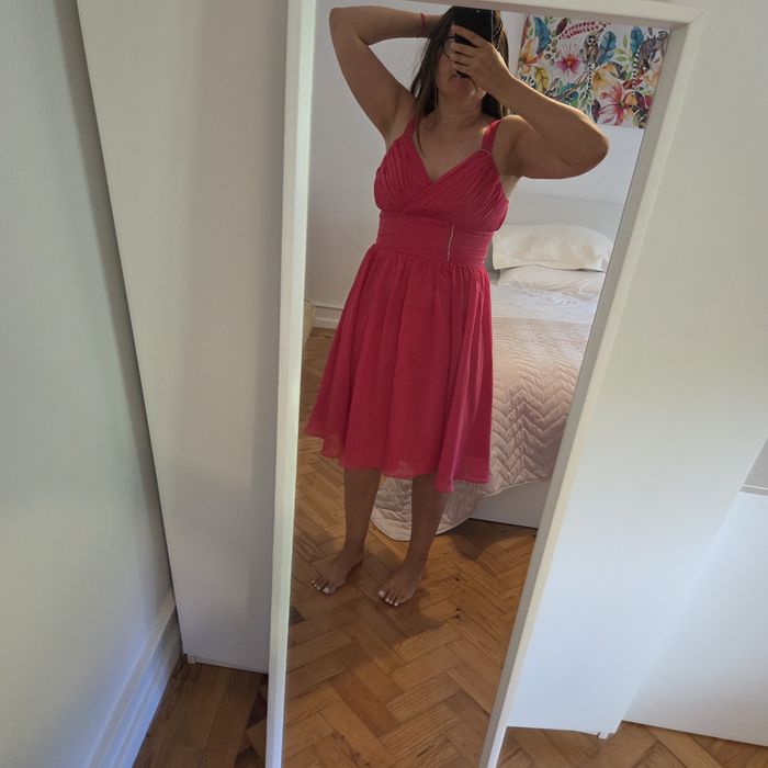 Vestido de cerimónia em pink 38 /40