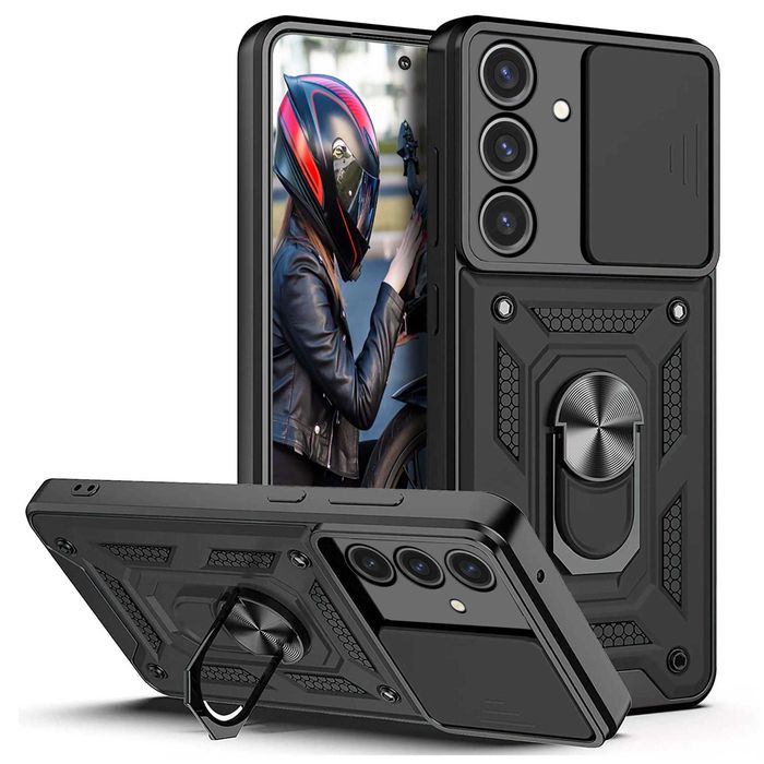 Etui Pancerne do Samsung Galaxy S24 Plus + Szkło Hartowane