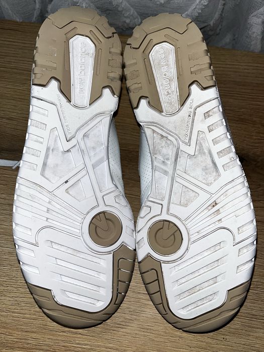 Жіночі шкіряні кросівки New Balance 550 White / Beige