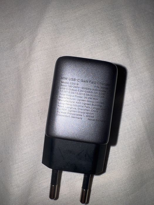Carregador UGREEN modelo Nexode 30W USB-C GaN II – Carregamento rápido ENTREGA HOJE PORTO E VILA NOVA DE GAIA PREÇO VENDA HOJE