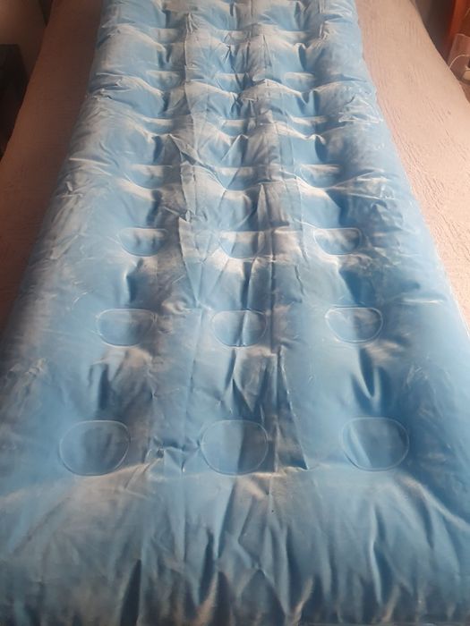 Materac jednoosobowy welurowy