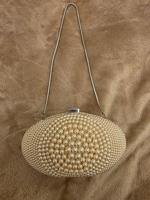 Клатч сумочка з перлинами